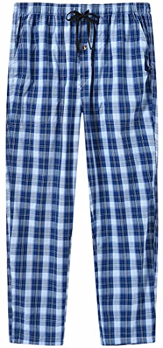 Promotions MoFiz Pantalon Pyjama Homme Coton Carreaux Pantalon de Nuit Cofortable Doux avec Poches à Cordon de Pantalon MWLUV2YxK en ligne