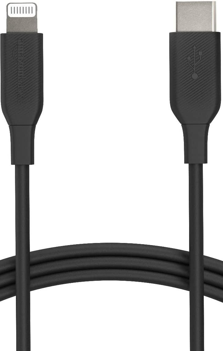 stylé  Amazon Basics Câble USB-C vers Lightning, chargeur certifié MFi pour iPhone 13/12/11/X/XS/XR/8 - noir, 0,9 m s34mRsg7G Boutique