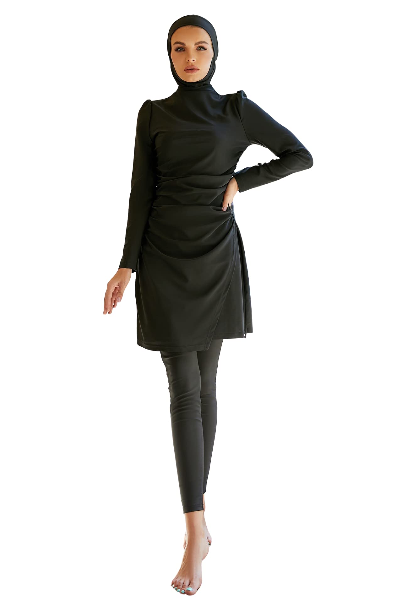 vente chaude Greatfool Burkini Femme Musulmane - Burkini Maillot Islamique Femme 3 pièces avec Couverture Modeste et complète - Hijab de Bain Musulman de Haute qualité avec Protection UV UPF et séchage Rapide MjjT4CXUq stylé 