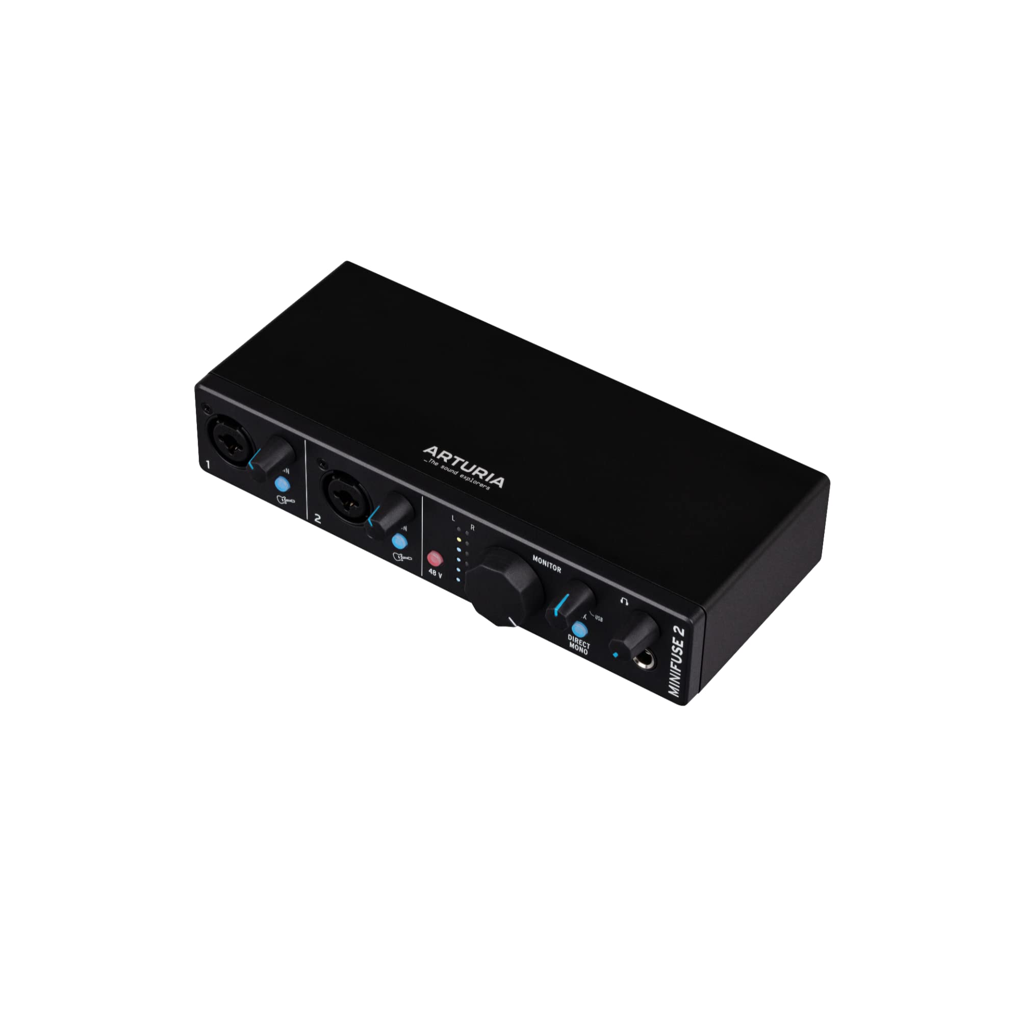 Exclusif Arturia - MiniFuse 2 - Interface Audio USB Compacte de Qualité Studio pour Production, Podcasting, Guitare, Fournie avec une Suite de Logiciels Créatifs - Noir QlIKpJP8y mode