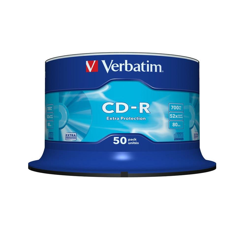 Tendance  Verbatim (43351) : CD-R 52x 50-pack : Optical Media yzyYR7SCD véritable contre