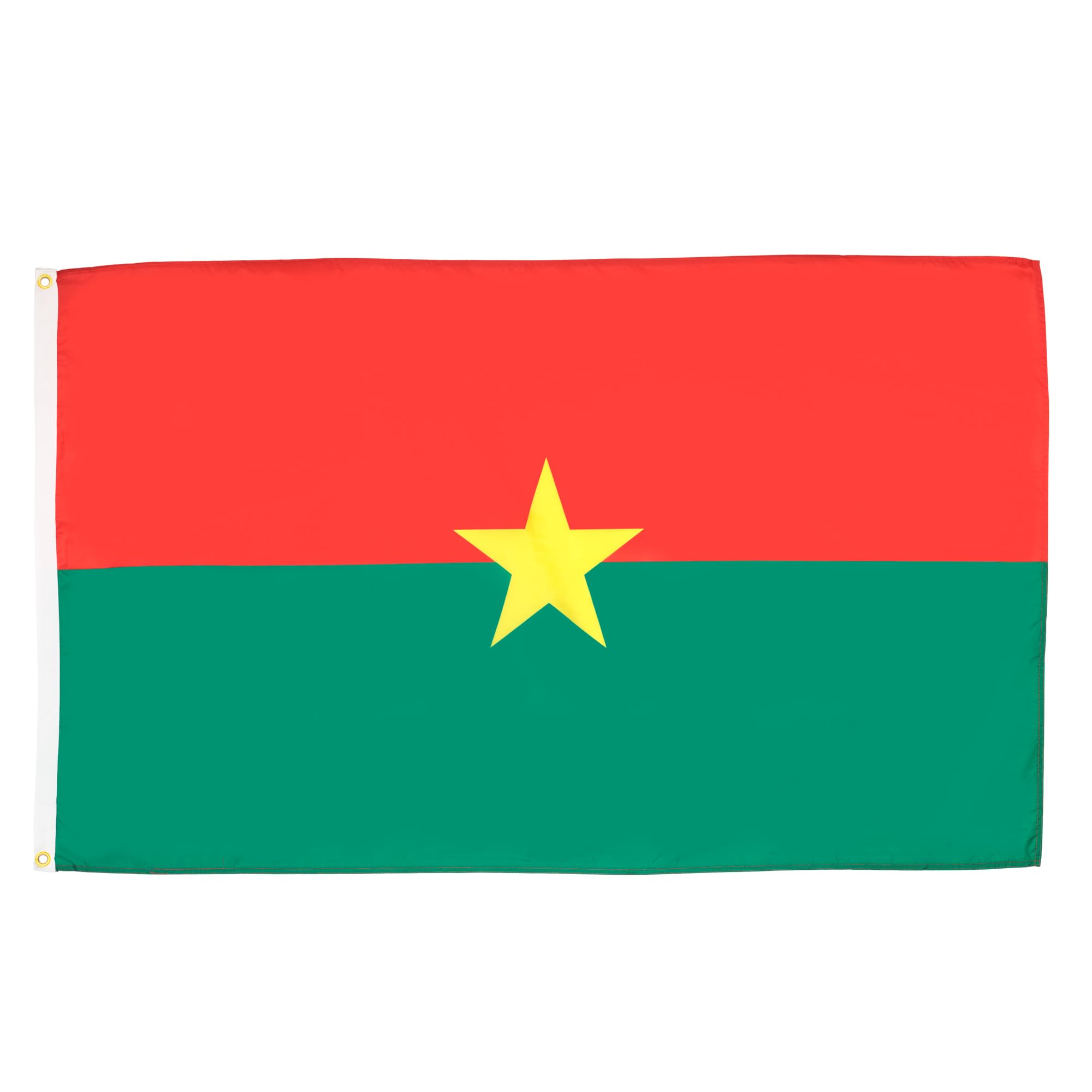 en ligne AZ FLAG - Drapeau Burkina Faso - 150x90 cm - Drapeau Burkinabais 100% Polyester avec Oeillets Métalliques Intégrés - Pavillon 110 g sLVb6TeJS en France Online