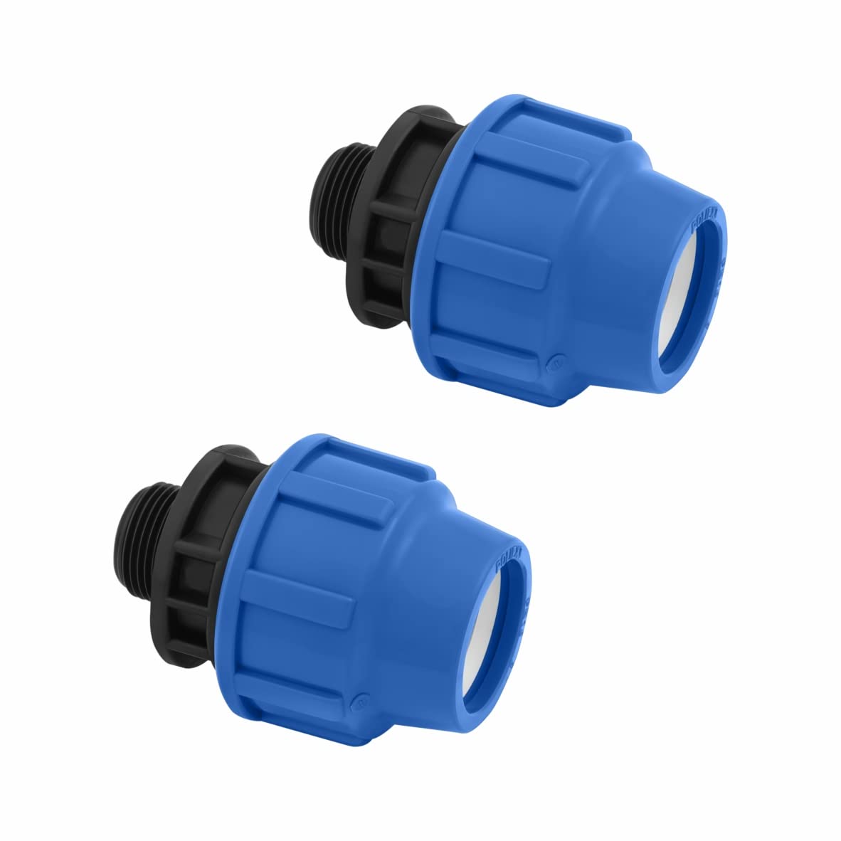 Classique Connecteur pour tuyaux MDPE PP 25mm x 1 mâle - Adaptateur pour tuyau d’eau PE de compression – Raccords de plomberie PN16 compatible avec tuyaux PE80 et PE100-2 pièces – SmartProduct rFafTCWx4 Vente chaude