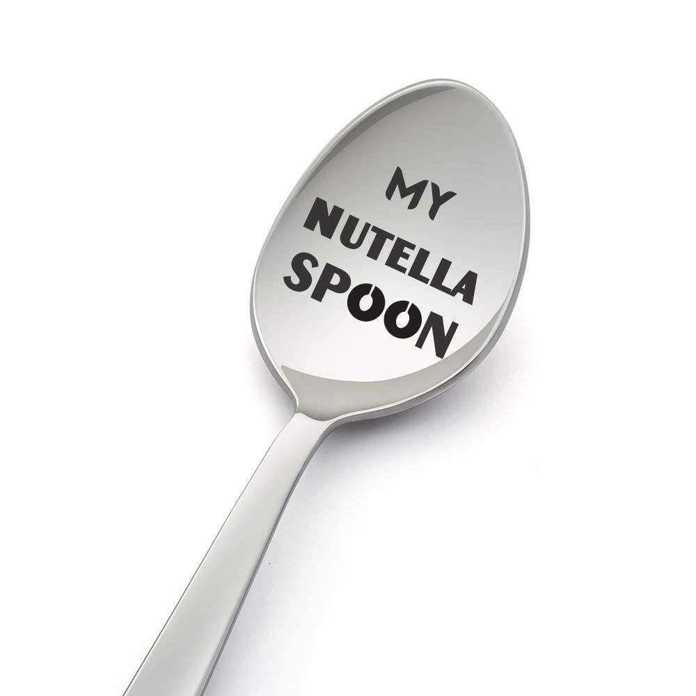 stylé  My Nutella Cuillère de 20,3 cm conçue pour les amateurs de Nutella - Cadeau parfait pour une dent douce SACoN4st9 pas cher