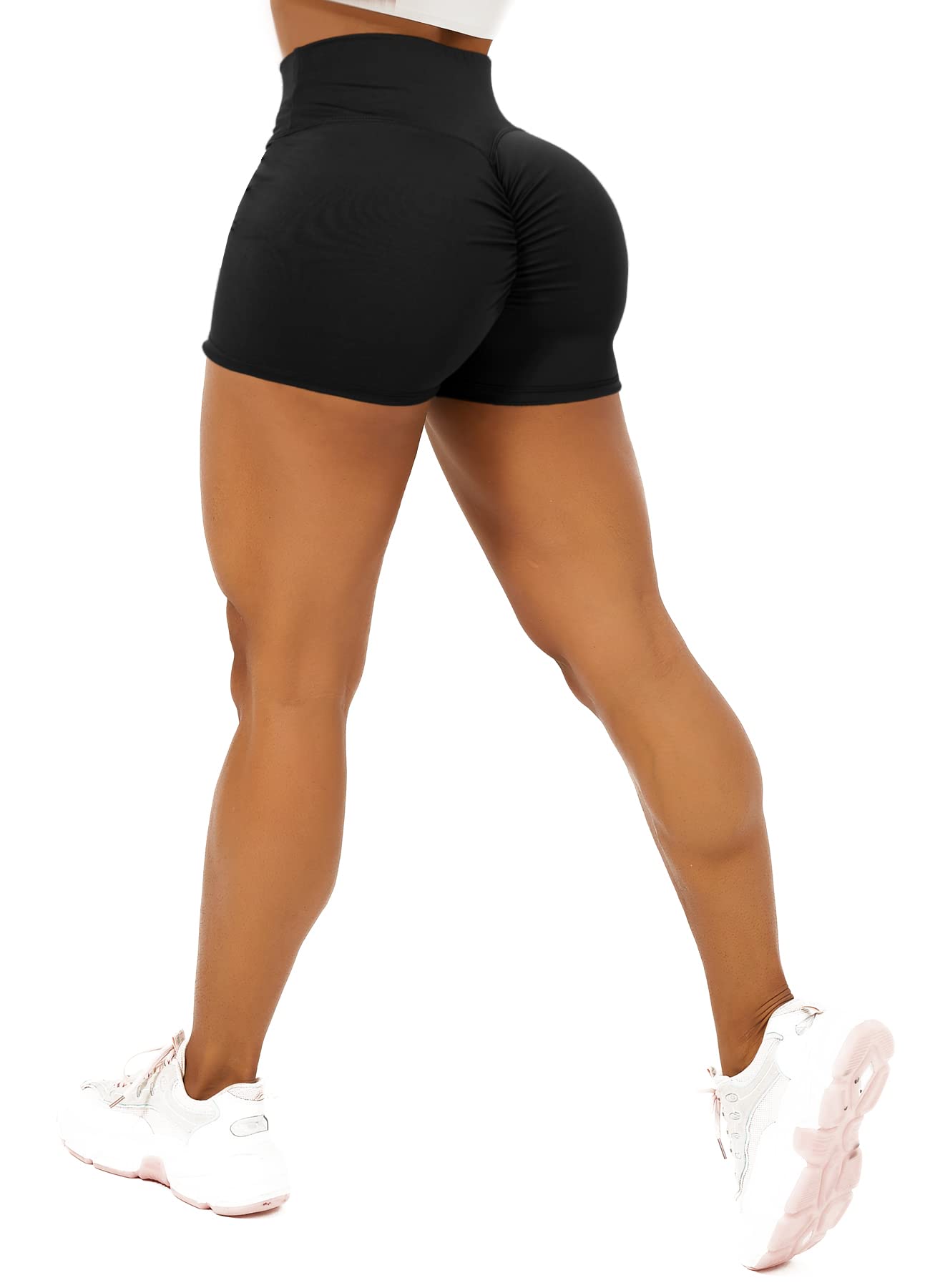 acheter TZLDN Legging court Scrunch - Pour femme - Pour le sport, le yoga, le fitness, le cyclisme, l´entraînement sjVUYns9B Vente chaude