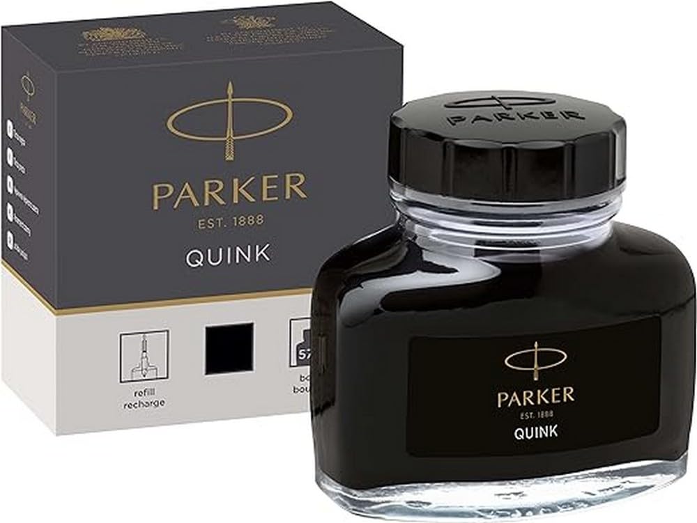 Parfait Parker flacon d´encre pour stylo plume | encre noire QUINK | 57 ml TUF9hkf3O vente chaude