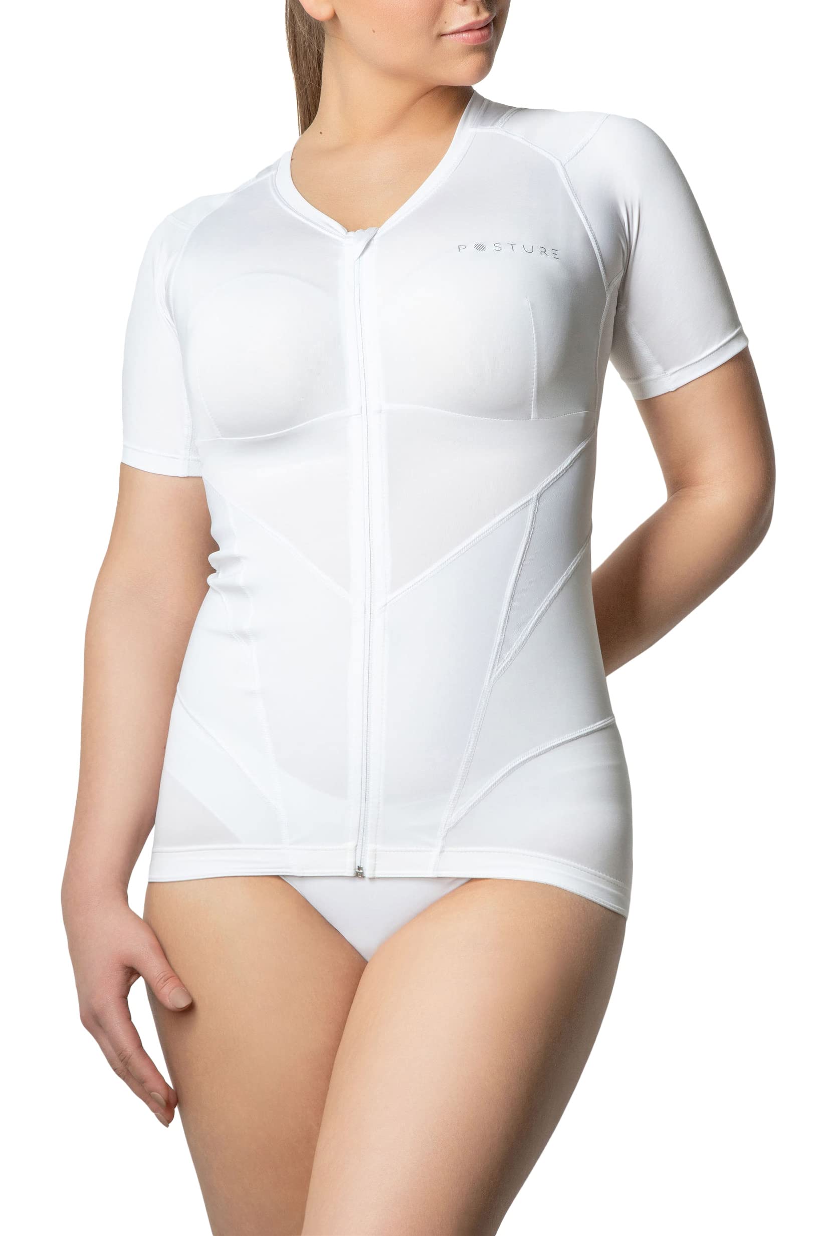 chic  Relaxsan Posture 6070-RP (Blanc XS) Tee Shirt Correcteur de Posture Femme, Maintien Dos, Respirant mJ1f9raUE en France Online