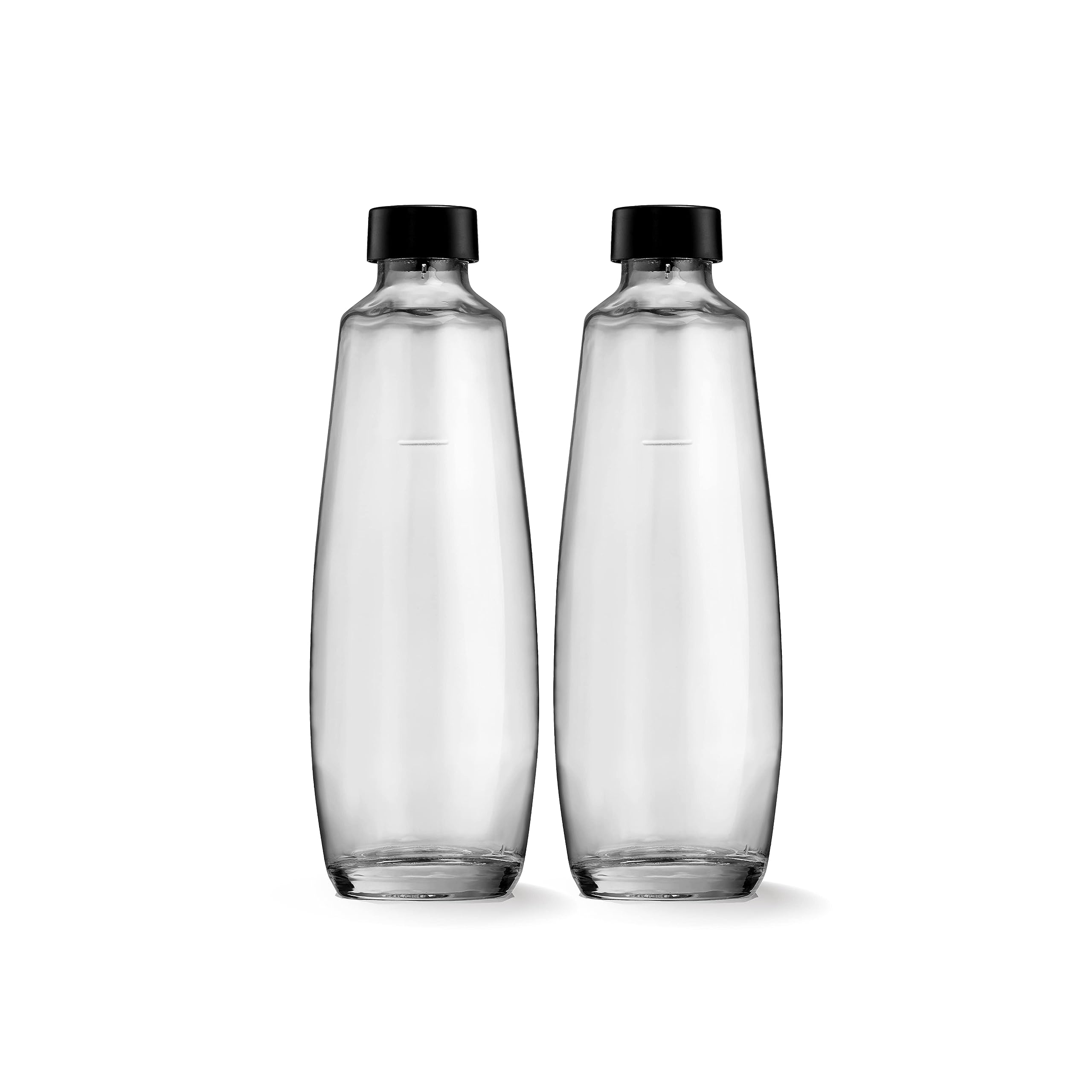 boutique en ligne SodaStream Bouteilles en verre Bipack de 1 litre compatibles avec le gazéificateur Duo 2 x 1 l, noir, 10 x 19,5 x 29 Nf6SU9Poh stylé 