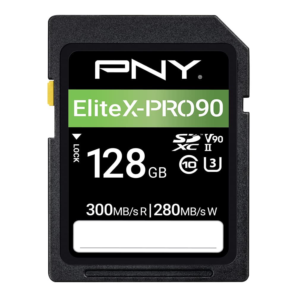 grand escompte PNY Carte Mémoire SD 128GB X-PRO 90 Classe 10 U3 V90 UHS-II OpVvAOOBg en vente