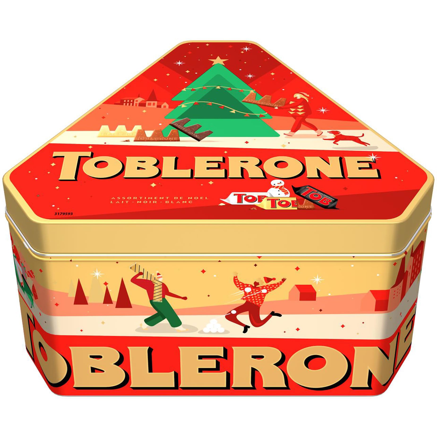 escompte élevé Toblerone – Assortiment de Mini Barres en Chocolat – Chocolats de Noël – 1 Boîte Métal 368 g Zs5VOKKFF en vente