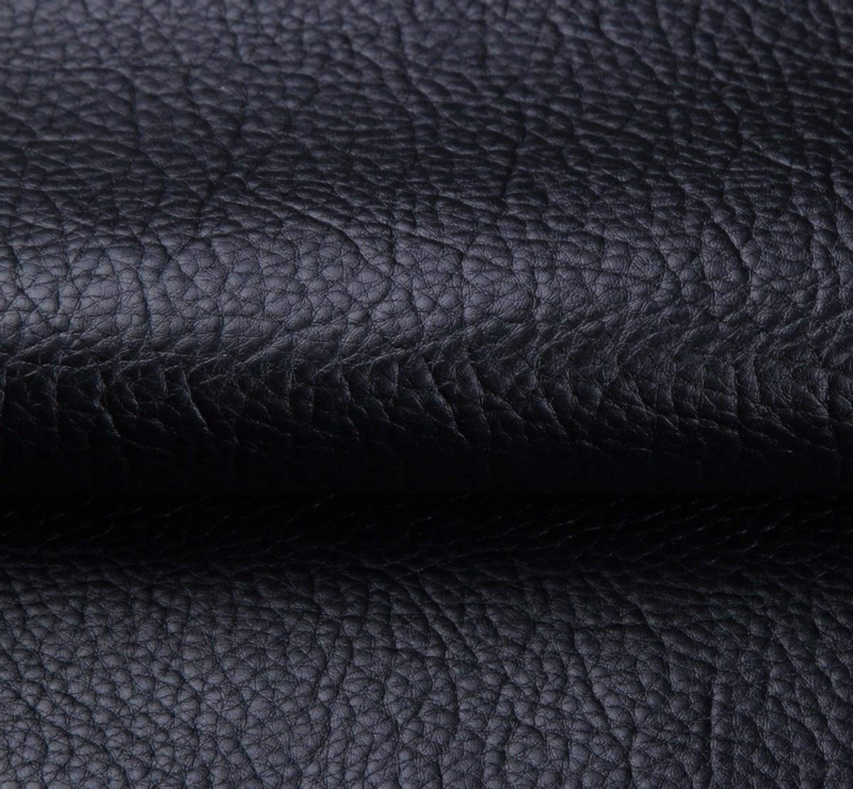 chic  Tissu Simili Cuir Imperméable Tissu D´ameublement Tapisserie pour Canapé De Siège De Voiture Meubles Vestes Sac À Main Tissu Au Metre 140 CM (Largeur Fixe) (Color : Black) sa4YJuCqt grand