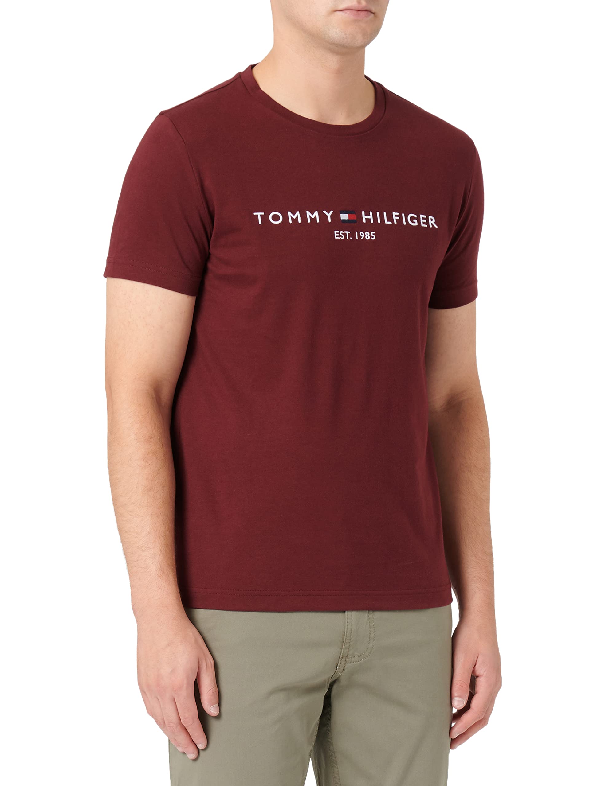 stylé  Tommy Hilfiger Tommy Logo Tee Haut de Sport Homme RXe8ME59P en vente