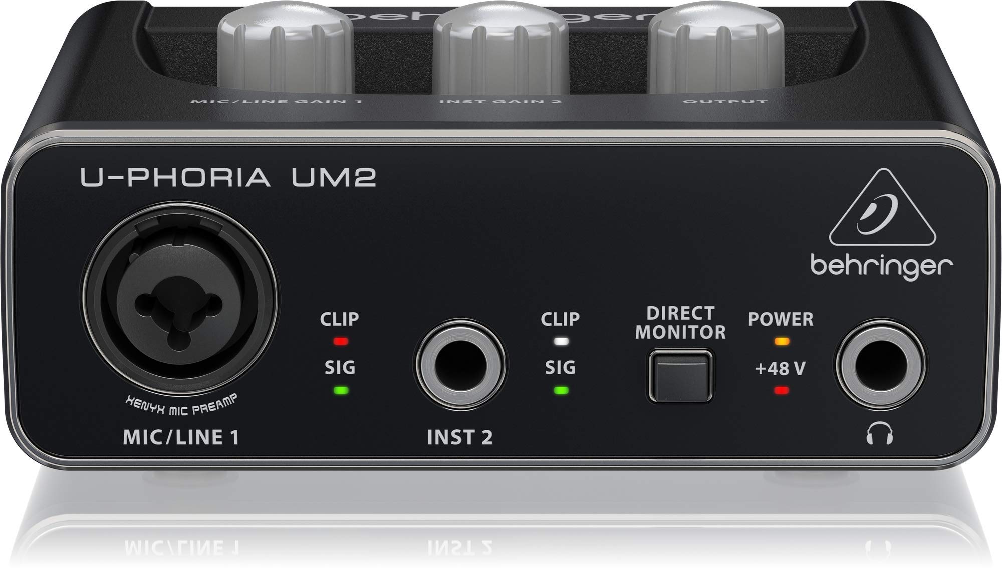 luxe  Behringer UM2 Interface Audio Numérique USB 2 Entrées et 2 Sorties Audiophile avec Préampli Micro Conçu par Xenyx y9pQwsghi boutique en ligne