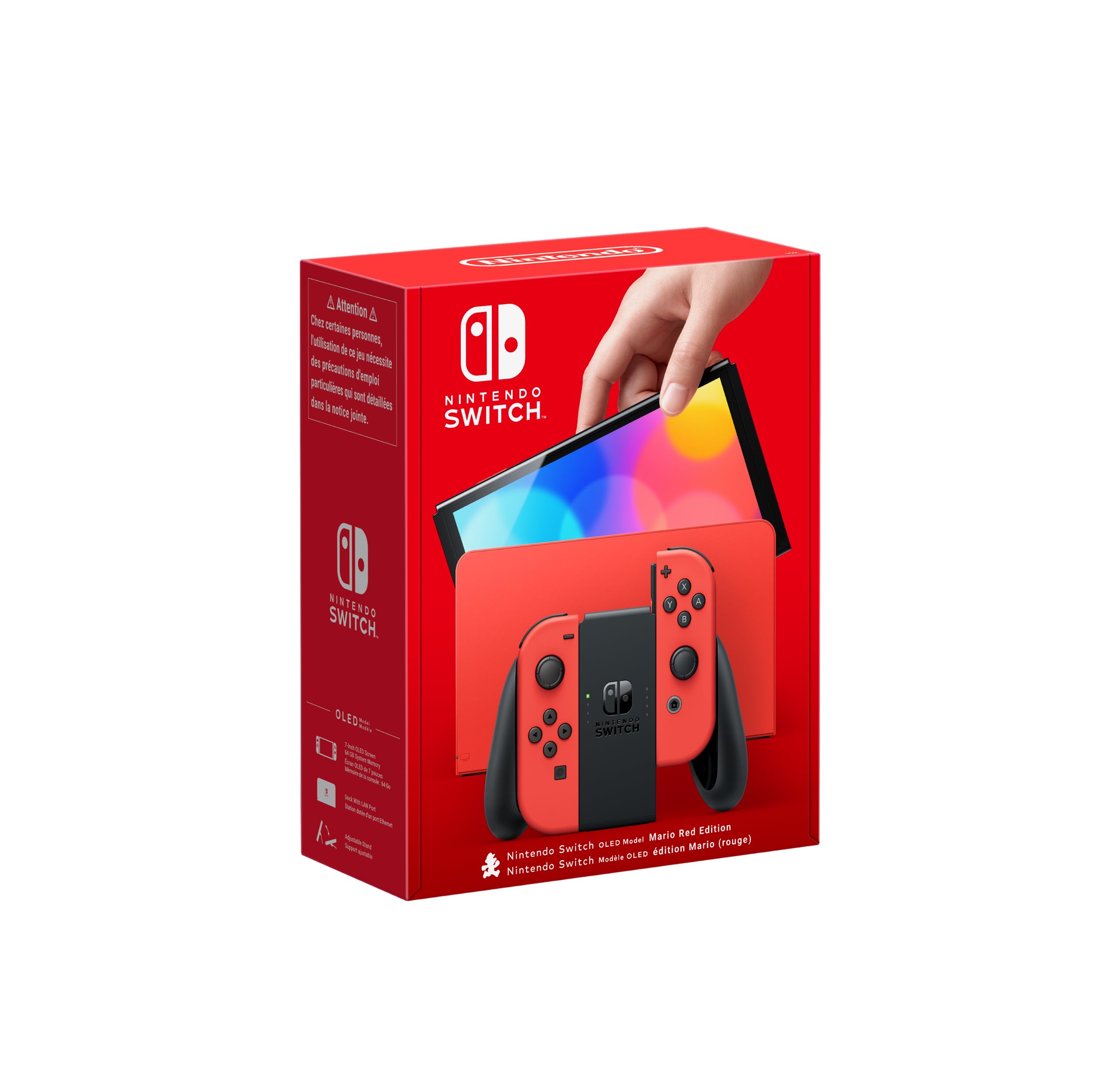 escompte élevé Nintendo Console Nintendo Switch - Modèle OLED Edition Mario (rouge) Q9D7wyVPy pas cher