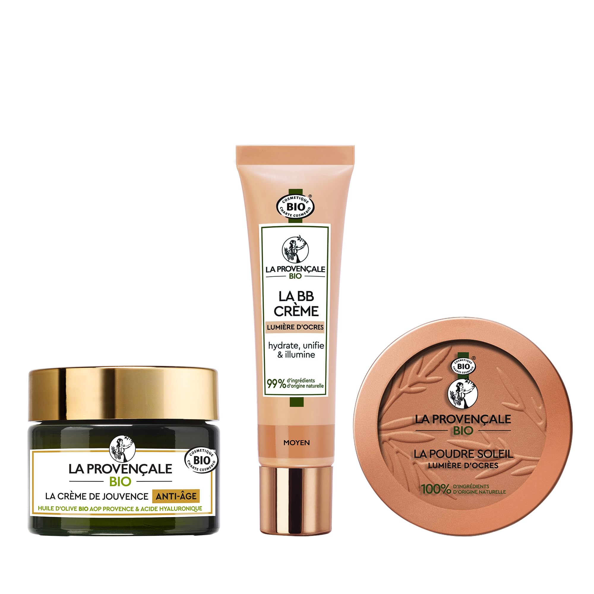 vogue  La Provençale Bio - Routine Maquillage & Soin - 3 produits Bio & Naturel - BB Crème, Crème de Jouvence Anti-âge et Poudre Bonne mine nEInf6NUo meilleure vente