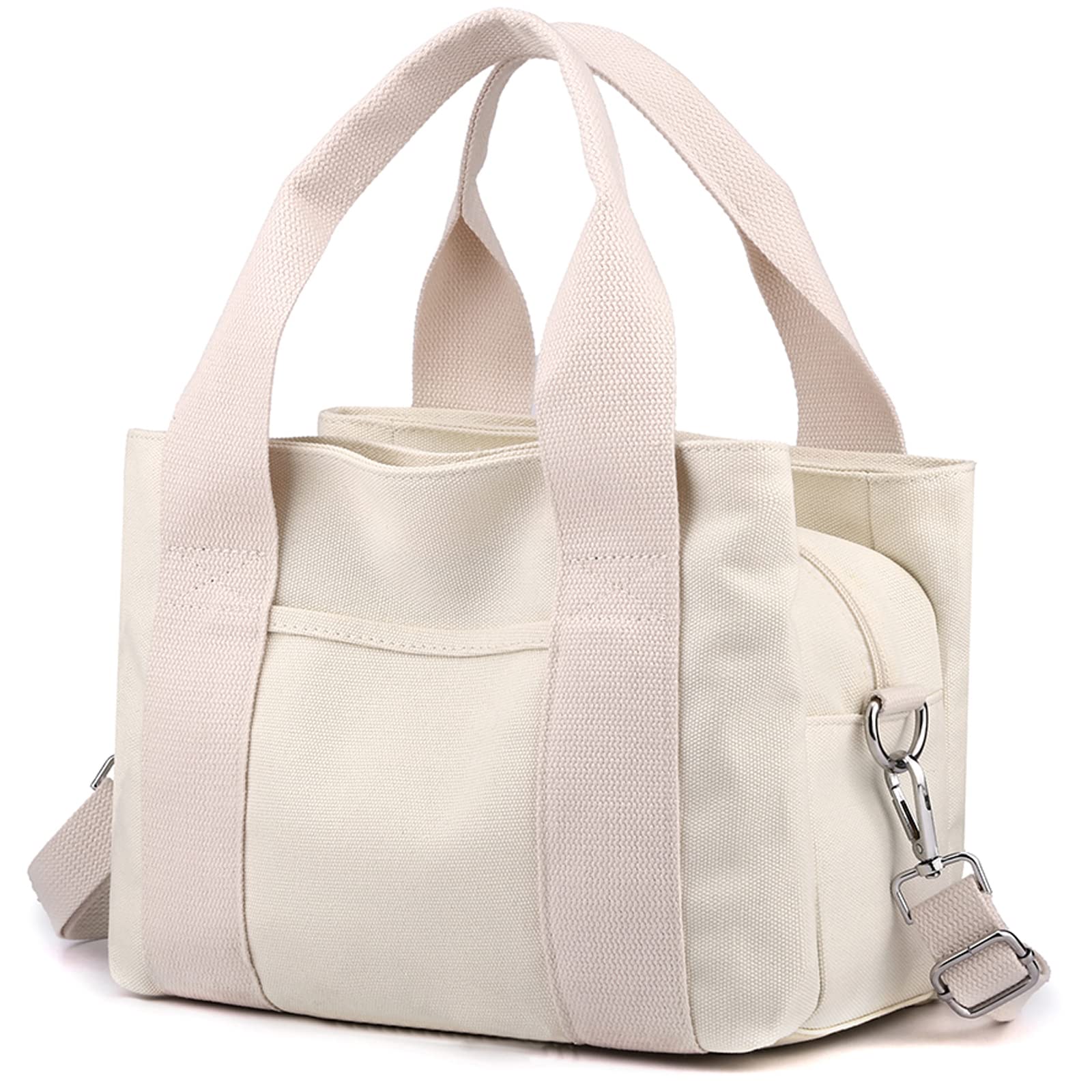 boutique en ligne Sac à main en toile pour femme - Petit sac à bandoulière décontracté multi-poches avec poignée supérieure sks92XV7J juste de l´acheter