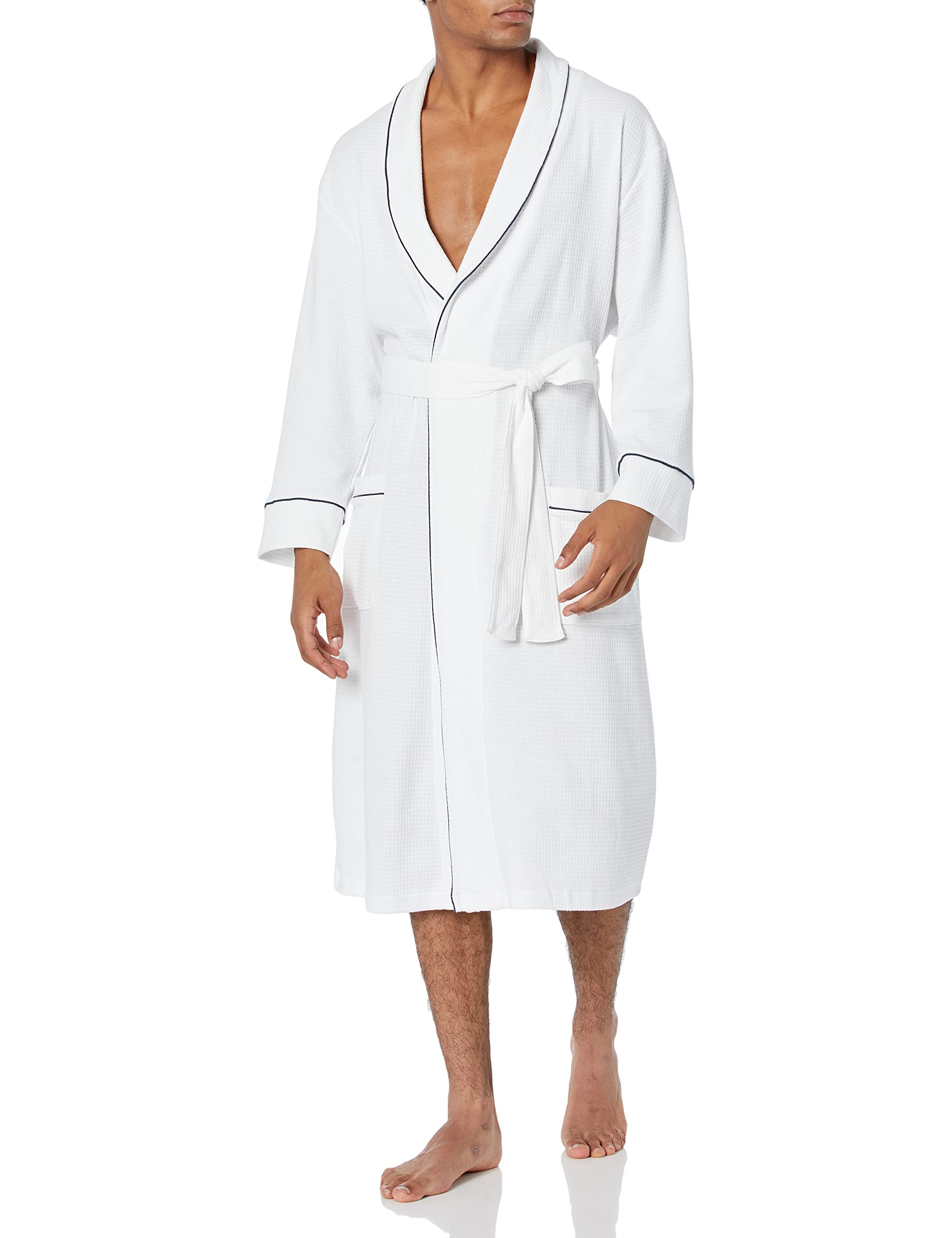 vente chaude Robe de Chambre Gaufrée Légère (Grandes Tailles Disponibles) Homme QBvbYJN4F tout pour vous