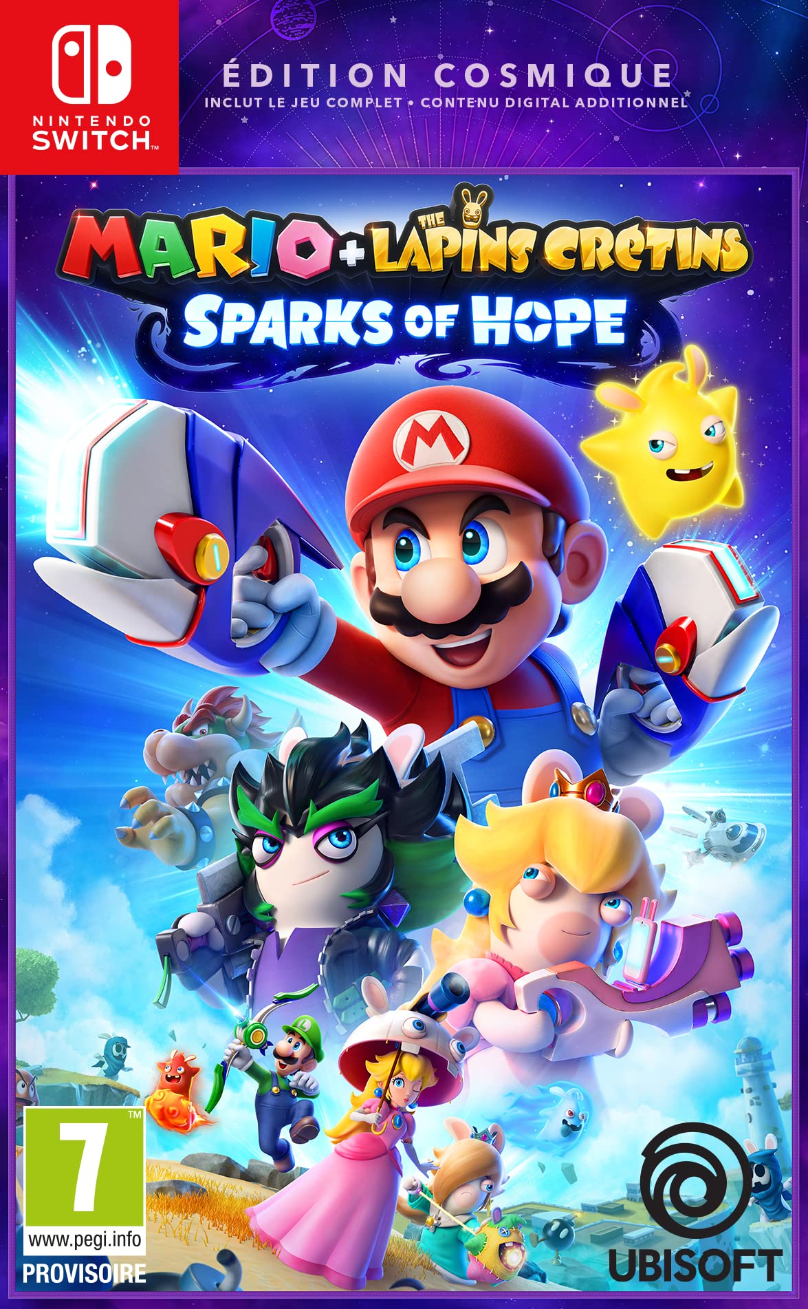 Abordable MARIO, THE LAPINS CRÉTINS, SPARKS OF HOPE ÉDITION COSMIQUE SWITCH Pbe8RmGjY à vendre