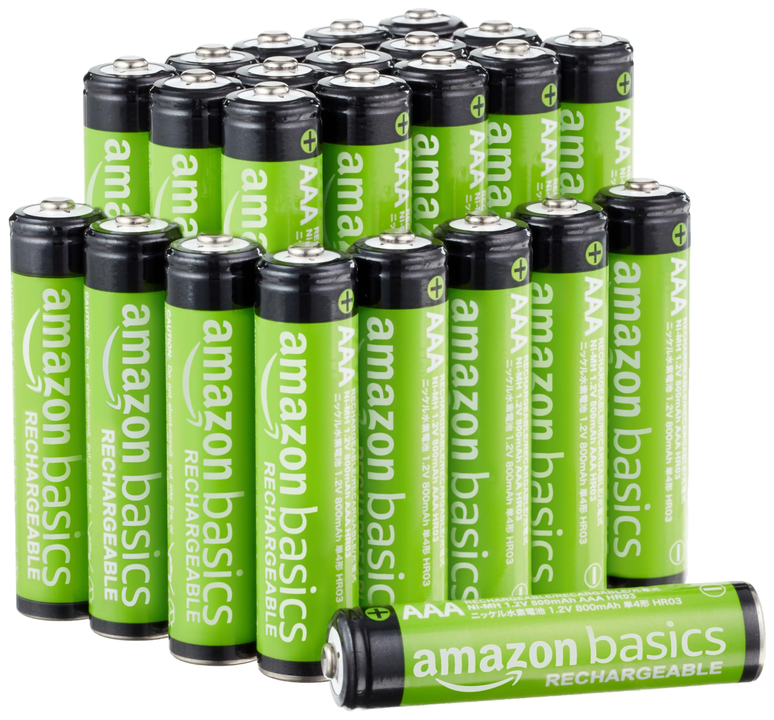 Parfait Amazon Basics NiMh Piles rechargeables AAA (Lot de 24) 800 mAh pré-chargées QU42PzyJH juste de l´acheter