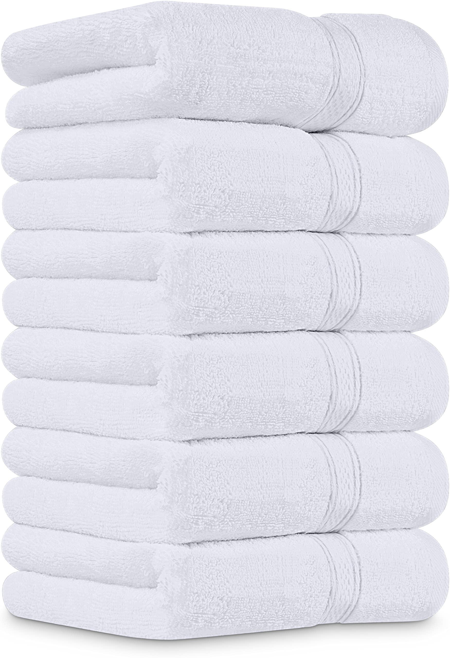 Classique Utopia Towels - Lot de 6 Essuie Mains de Qualité Supérieure, (41 x 71 CM) 100% Coton filé, Ultra Doux et très Absorbant pour la Salle de Bain, Le Gymnase, la Douche, l´hôtel et Le Spa (Blanc) o9KF8ZLPP en France Online