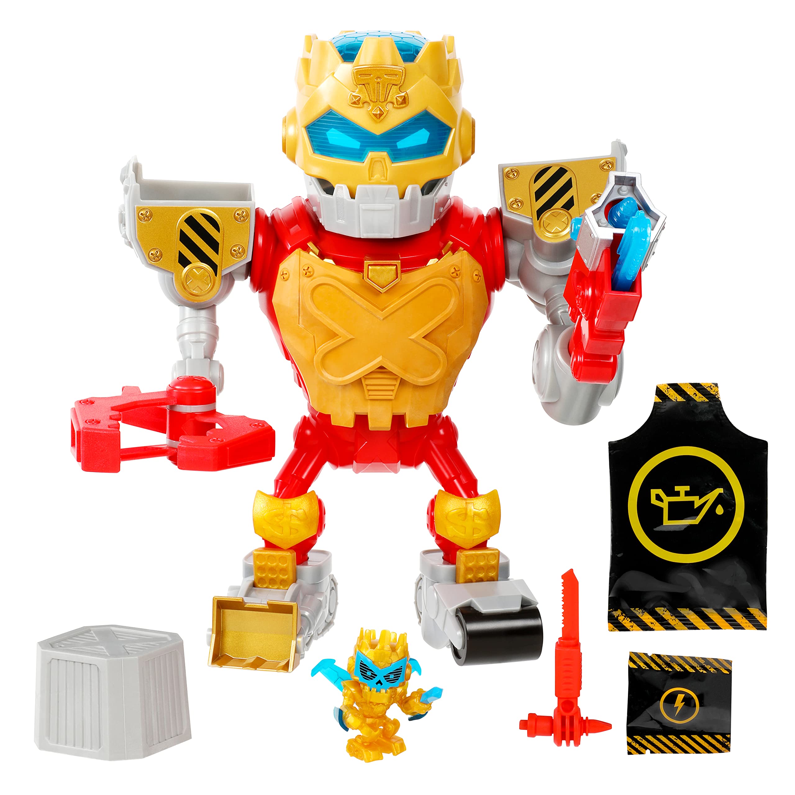 boutique en ligne TREASURE X Robots Gold - Méga Robot Trésor avec Lumières et Sons Réels. Répare, Assemble et Active-Le 25 Niveaux d’Aventure, Découvre Le Trésor avec de l’Or VÉRITABLE Garanti M2YhAMCY3 Vente chaude