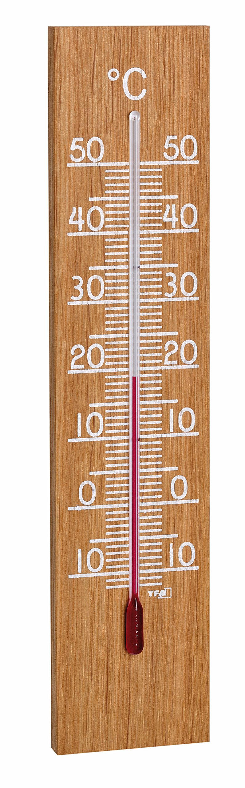 vente chaude TFA Dostmann Thermomètre analogique d´intérieur et d´extérieur, 12.1054.01, résistant aux intempéries, haute précision, chêne M9C0A9Z1D meilleure vente