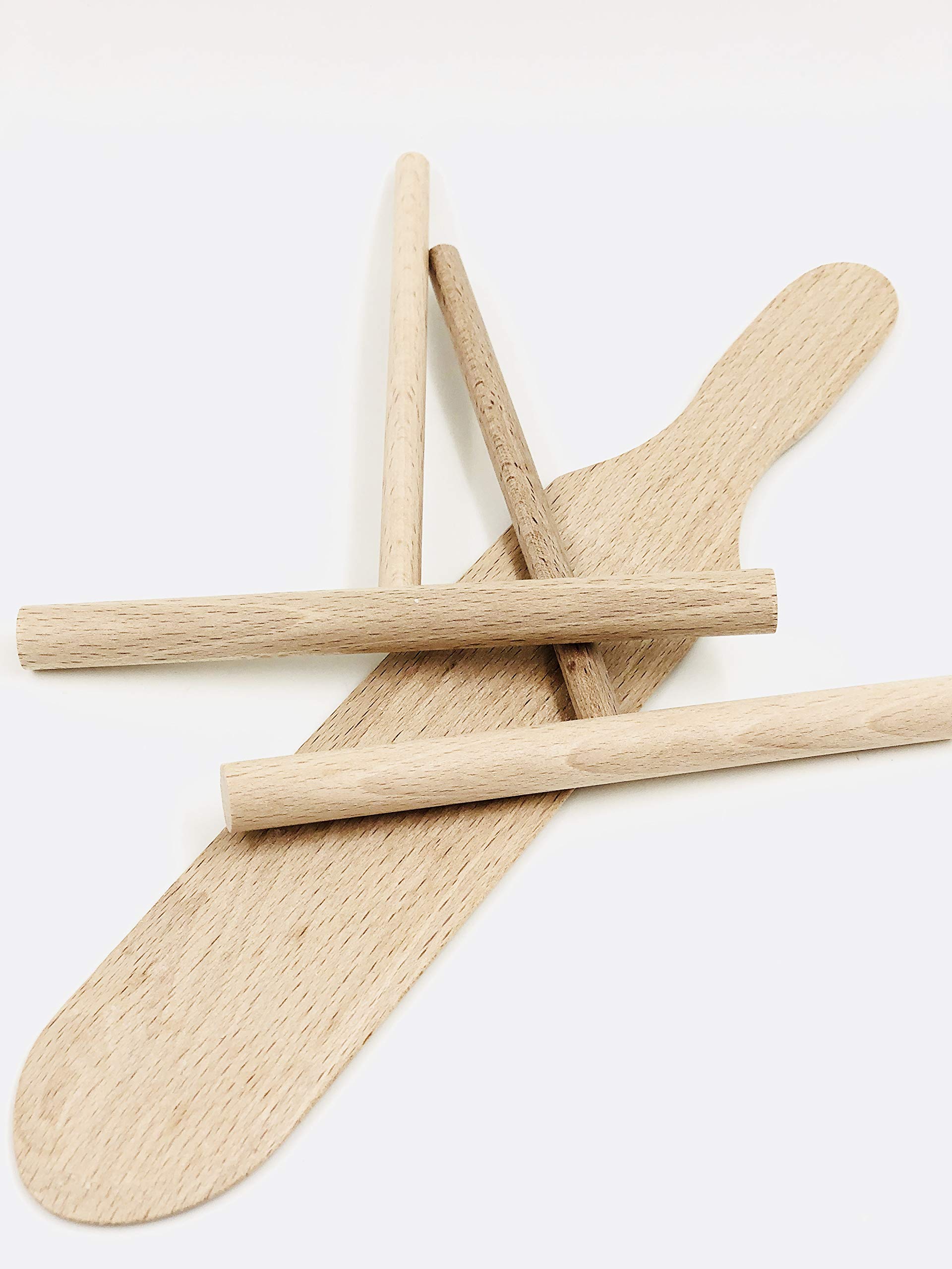 vente chaude Artisanat français, Kit à crêpes (2 répartiteurs 14 cm et 1 spatule 28 cm) en bois made in Jura, qualité supérieure X2qWd0PSY en ligne