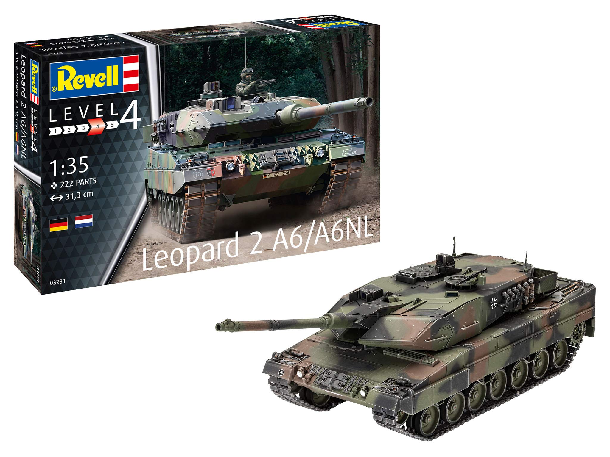 Exclusif Revell Maquette de Char Leopard 2A6/A6NL, 1935-01-01 00:00:00, Camouflage xFhssNHNB à vendre