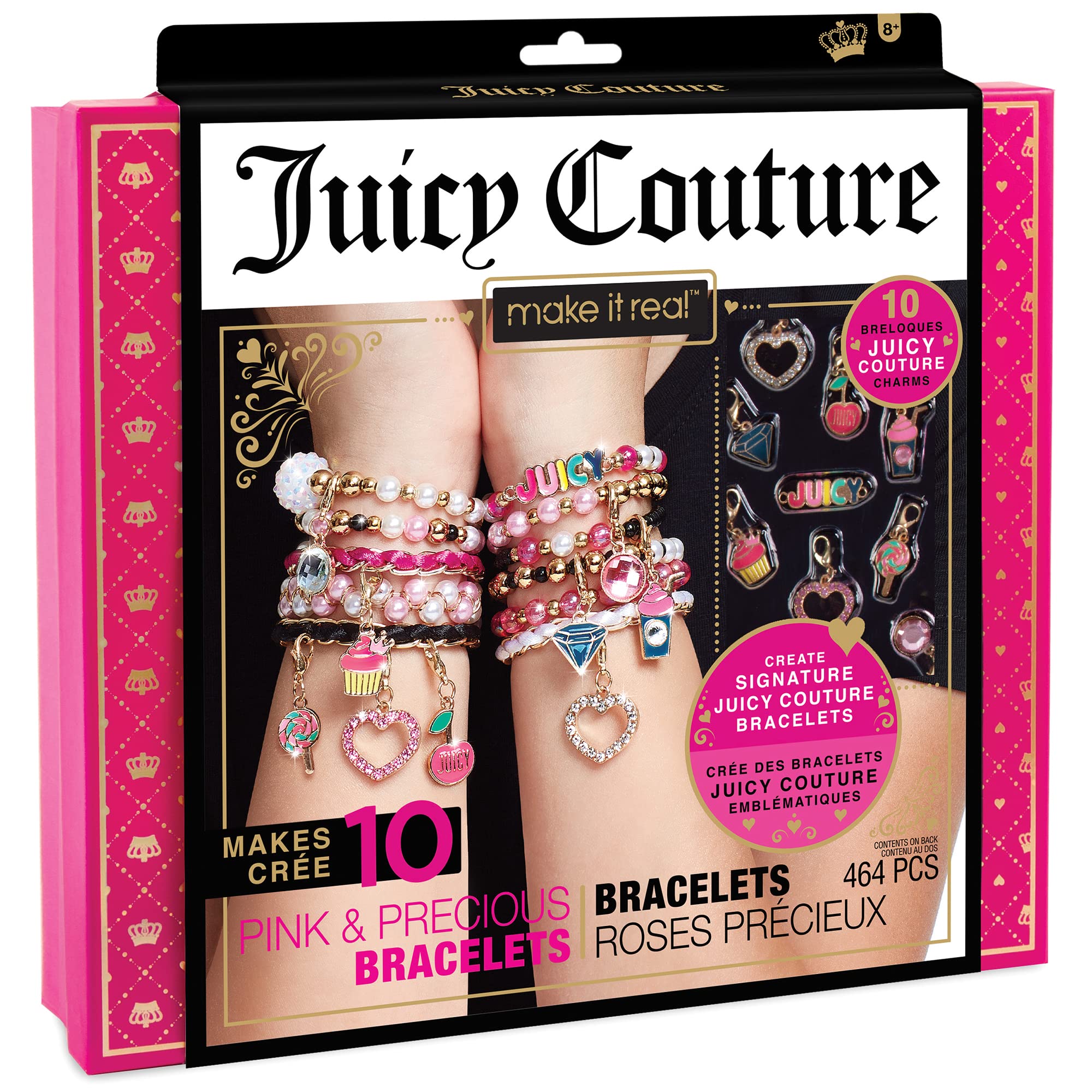 Achat Make It Real 4408 Bracelet Making Kit-Juicy Couture Pink and Precious,0.41 kilograms uqiXb04Fh grand