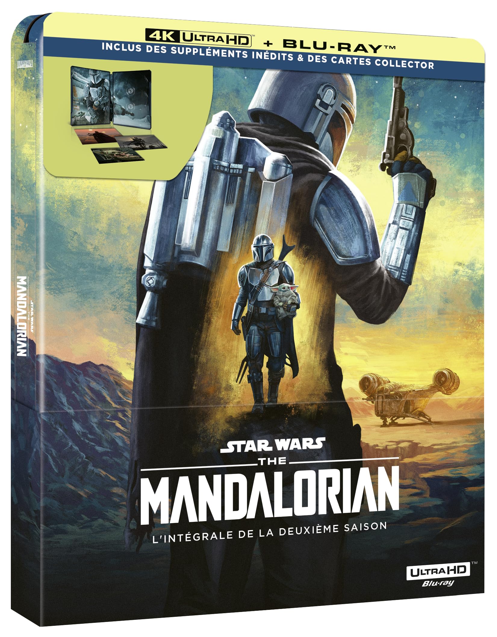 grand choix The Mandalorian-Saison 2 [4K Ultra HD + Blu-Ray-Édition boîtier SteelBook] YaFSHAgha meilleure vente