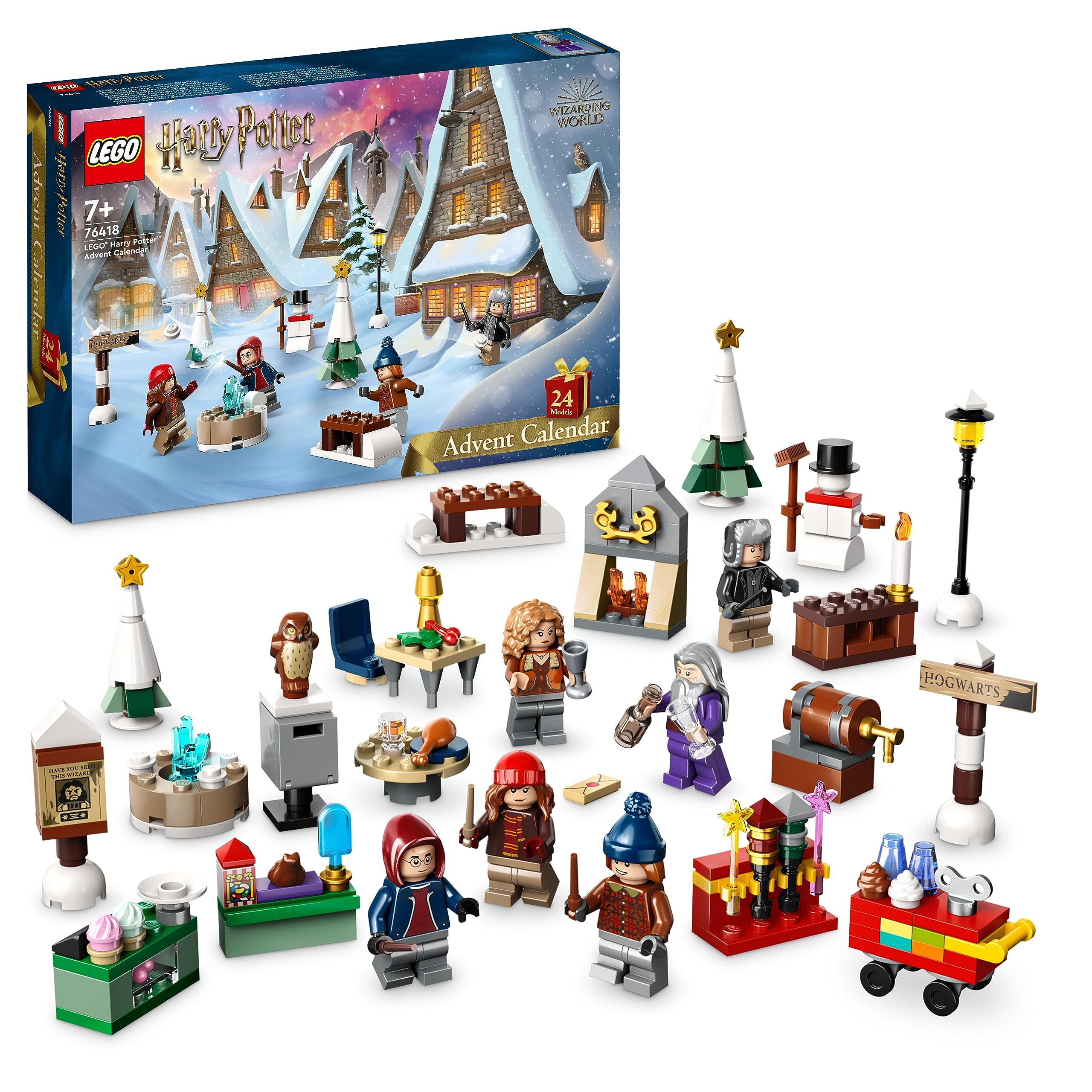 Tendance  LEGO 76418 Harry Potter Le Calendrier de l’Avent 2023, avec 24 Cadeaux de Noël Dont 18 Sets du Village de Pré-au-Lard et 6 Minifigurines, Jouets de Noël pour Filles, Garçons et Fans p46xeKrGm Haute Quaity
