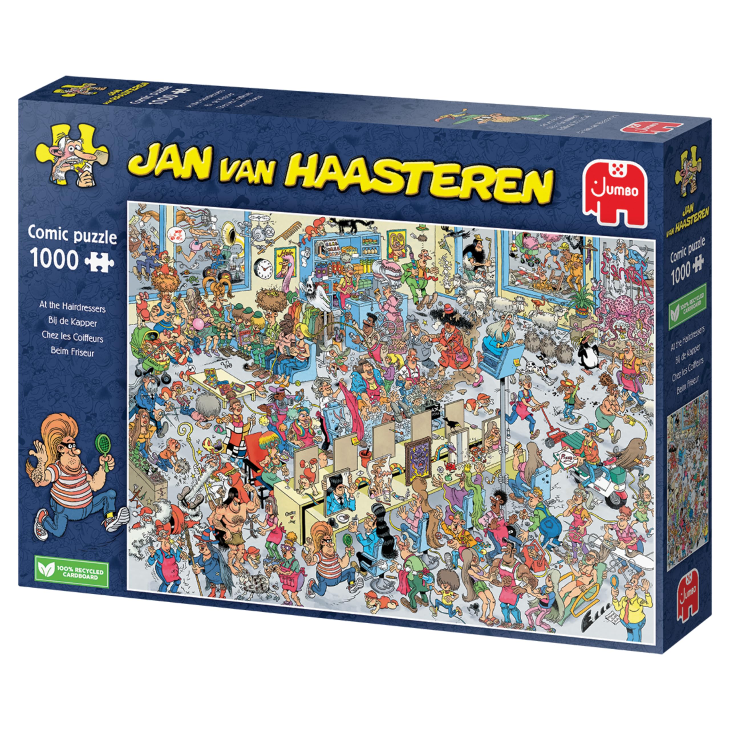 boutique en ligne Jan van Haasteren- Jumbo Jeux Coiffeur 1000 pièces – Puzzle pour Adultes, 20070, Multicolore maQWXUGdE pas cher