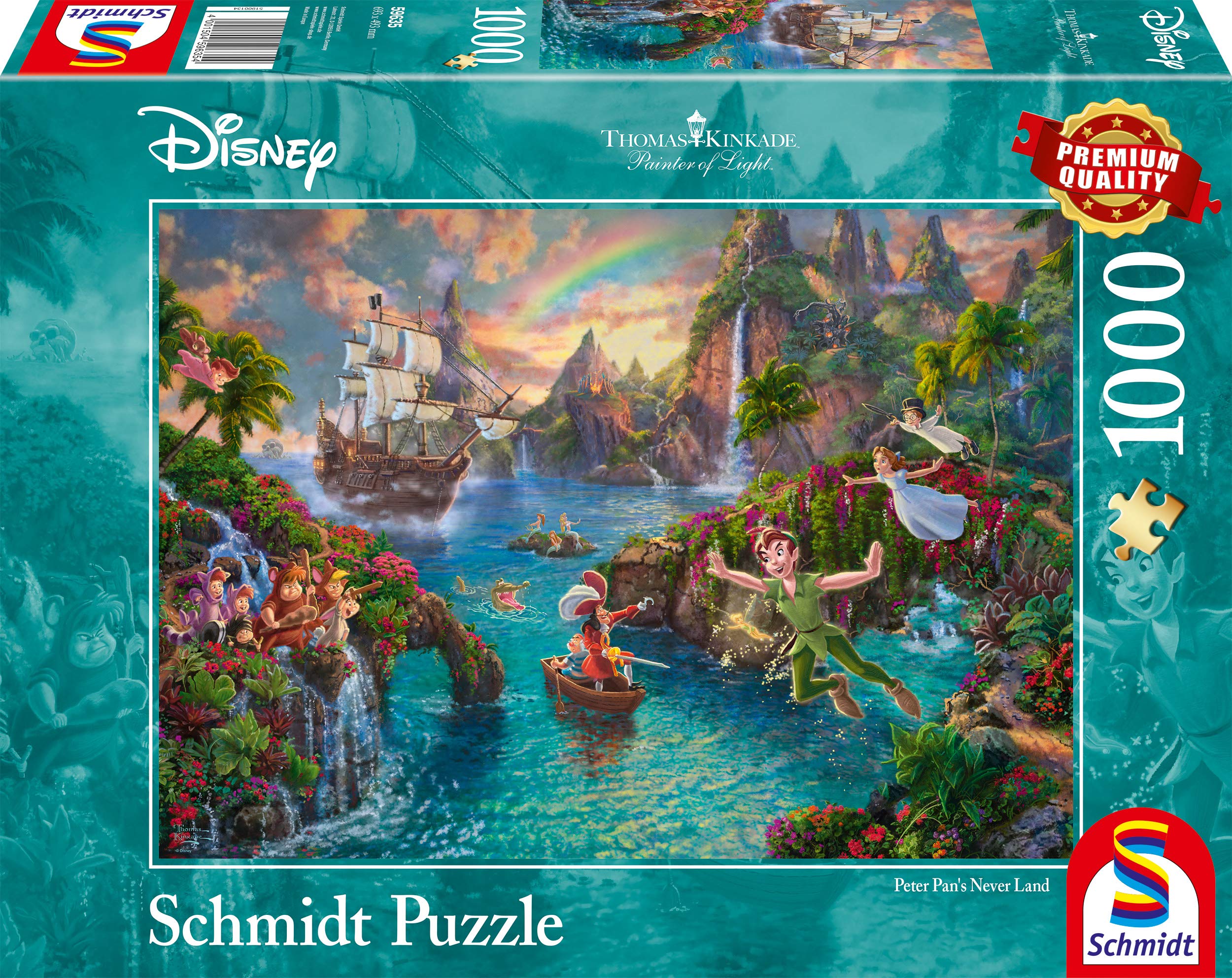 Populaire Schmidt , Thomas Kinkade: Disney Peter Pan Puzzle -1000pc , Puzzle , Ages 12+ , 1 Players Xh42Fyjhc en solde